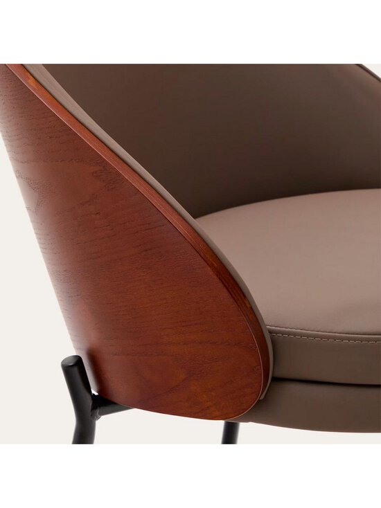 Kave Home - Eamy-tuoli ruskea keinonahka / pähkinä - BROWN | Stockmann - photo 6