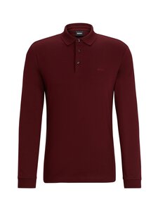 BOSS - Pado-pitkähihainen pikeepaita - 602 DARK RED BOSS - Pado-pitkähihainen pikeepaita - 602 DARK RED | Stockmann