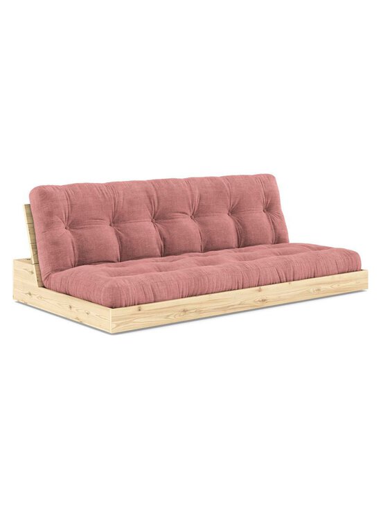 Karup - Base-futonsohva Corduroy-kangas sorbet pink/mänty L 196 cm - PINK | Stockmann - photo 1
