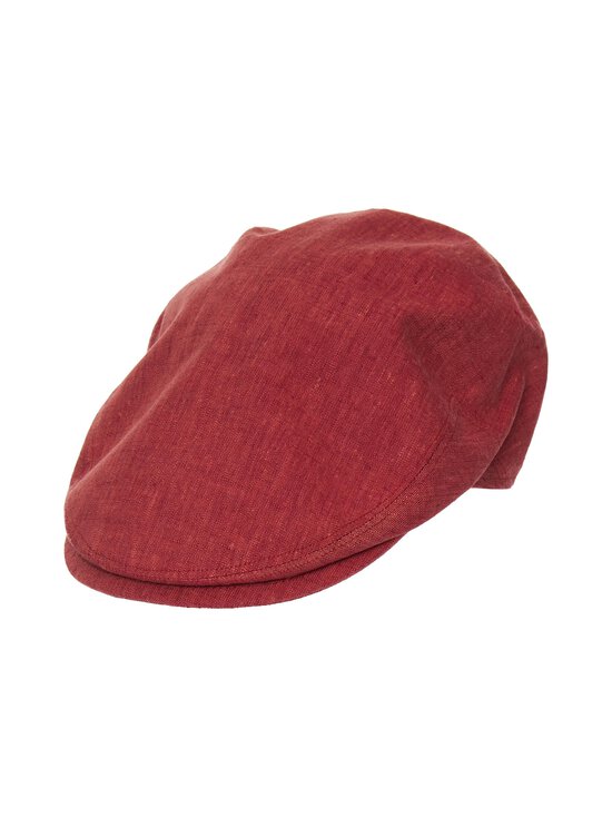 CONSTRUE - Marcelo Flat Cap -pellavalakki - RED | Stockmann - photo 1