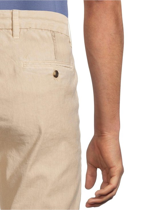 GANT - Slim fit kokvilnas-lina čino bikses - 277 DRY SAND - photo 5 GANT - Slim fit kokvilnas-lina čino bikses - 277 DRY SAND | Stockmann - photo 5
