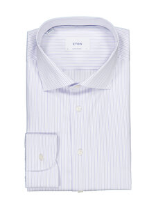 Eton - Striped Fine Twill Contemporary -kauluspaita - LIGHT BLUE | Stockmann