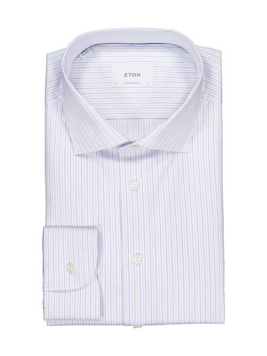Eton - Striped Fine Twill Contemporary -kauluspaita - LIGHT BLUE | Stockmann - photo 1