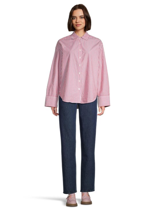 Lexington - Bioloģiskās kokvilnas ikdienas poplīna krekls - 490 RED/WHITE STRIPE | Stockmann - photo 2