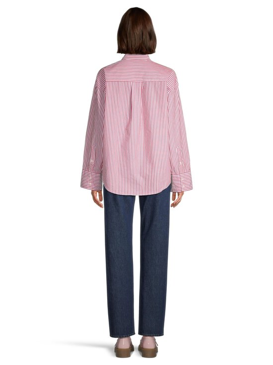 Lexington - Bioloģiskās kokvilnas ikdienas poplīna krekls - 490 RED/WHITE STRIPE | Stockmann - photo 3