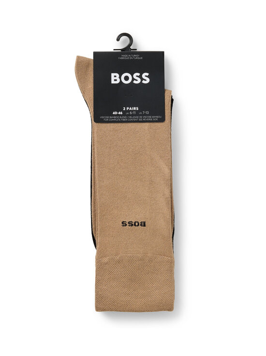 BOSS - Bambusukat 2-pack - MEDIUM BEIGE | Stockmann - photo 2