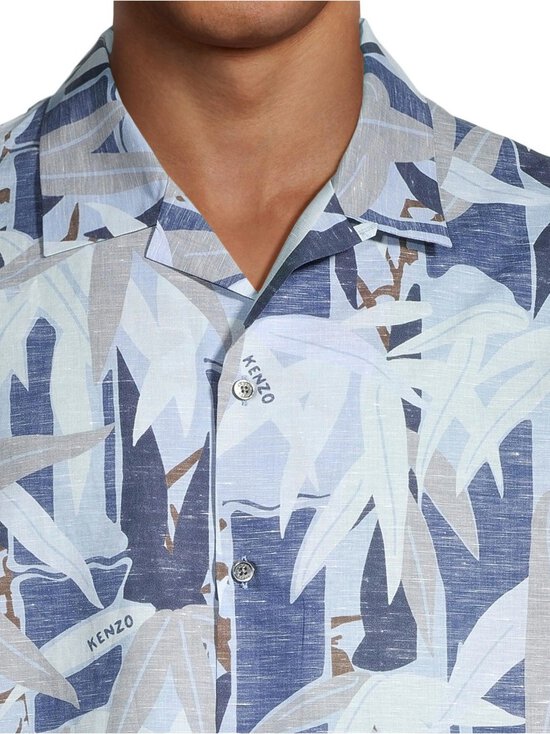 Kenzo - Chiku-Rin Camo Hawaiian -kauluspaita - MIDNIGHT BLUE - photo 4 Kenzo - Chiku-Rin Camo Hawaiian -kauluspaita - MIDNIGHT BLUE | Stockmann - photo 4
