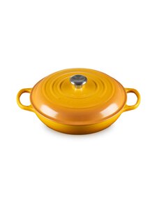 Le Creuset - Shallow Casserole Nectar -valurautapata 3,5 l, 30 cm - NECTAR | Stockmann