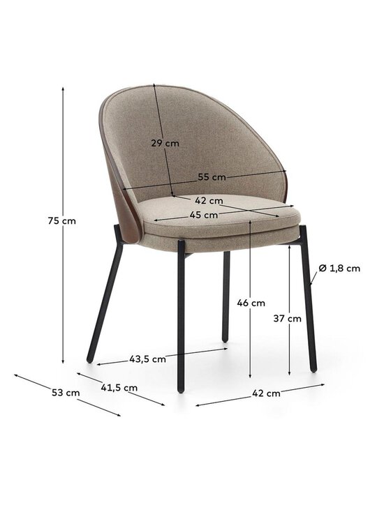 Kave Home - Eamy-tuoli - BEIGE - photo 10 Kave Home - Eamy-tuoli - BEIGE | Stockmann - photo 10