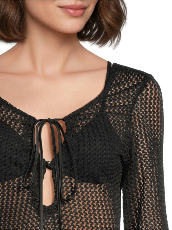 Triumph - Beach MyWear Crochet - pitkä rantamekko - 0004 BLACK | Stockmann - photo 4