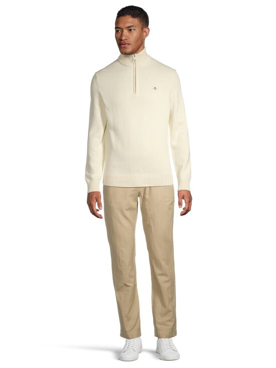 GANT - Kudum Casual Cotton Half Zip - 130 CREAM | Stockmann - photo 2