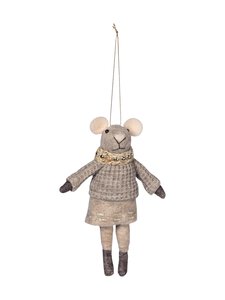 Pentik - Hulda Mouse -joulukuusenkoriste - BROWN | Stockmann