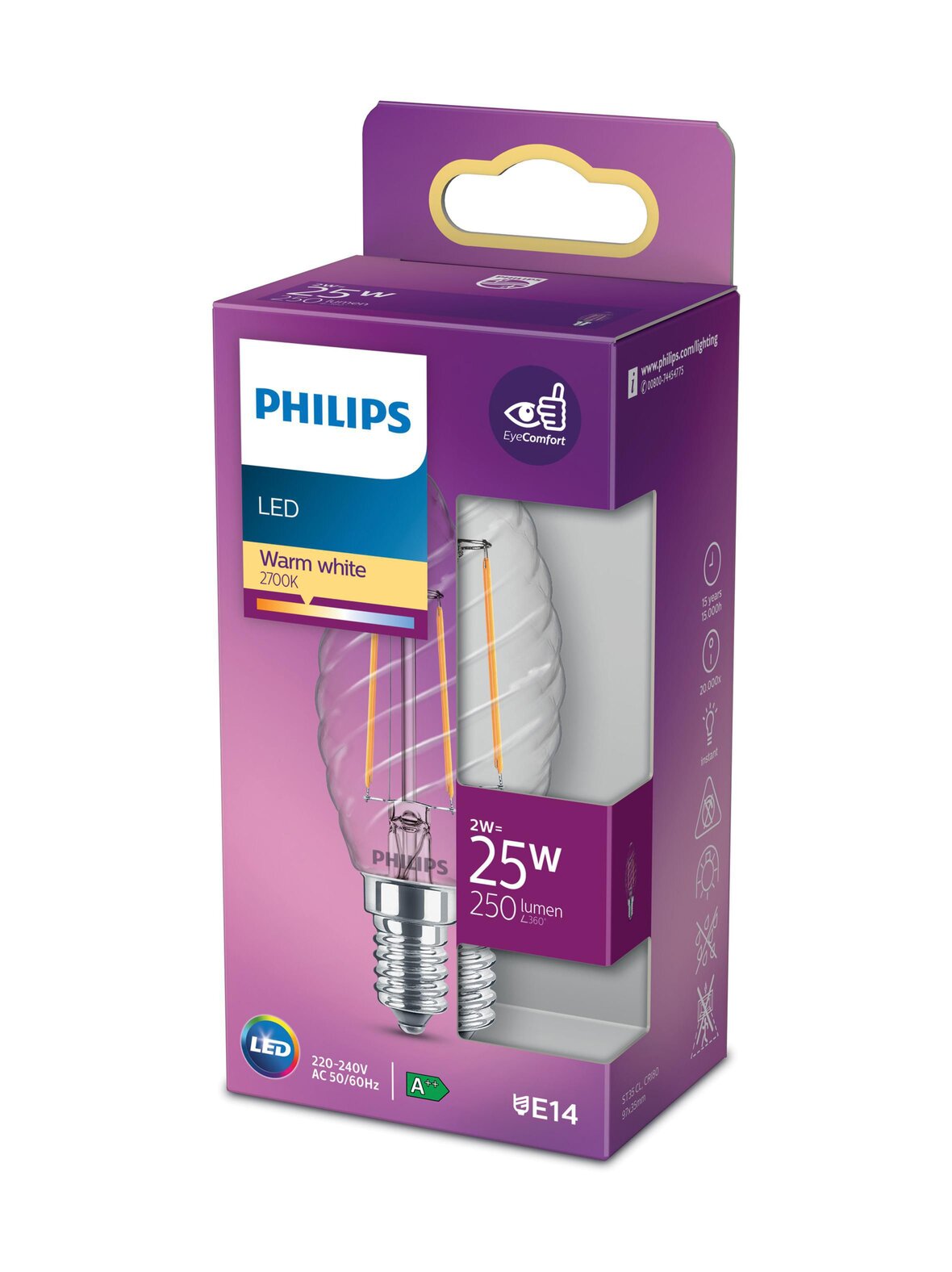 LED Candle 25W E14 Warm White -kynttilälamppu