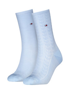 Tommy Hilfiger - Sokid Summer Pelerine 2 paari - 003 LIGHT BLUE | Stockmann