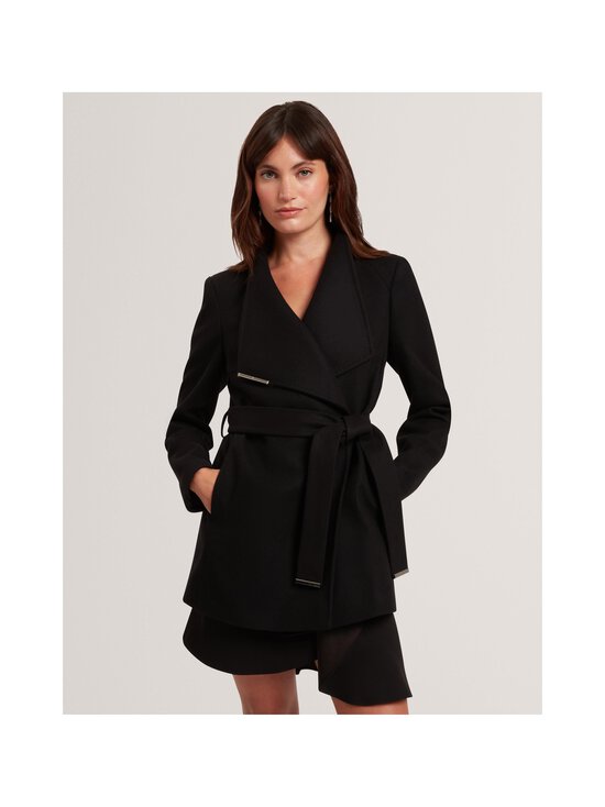 Ted Baker London - Rosess Belted Wrap -lyhyt villakangastakki - BLACK - photo 2 Ted Baker London - Rosess Belted Wrap -lyhyt villakangastakki - BLACK | Stockmann - photo 2