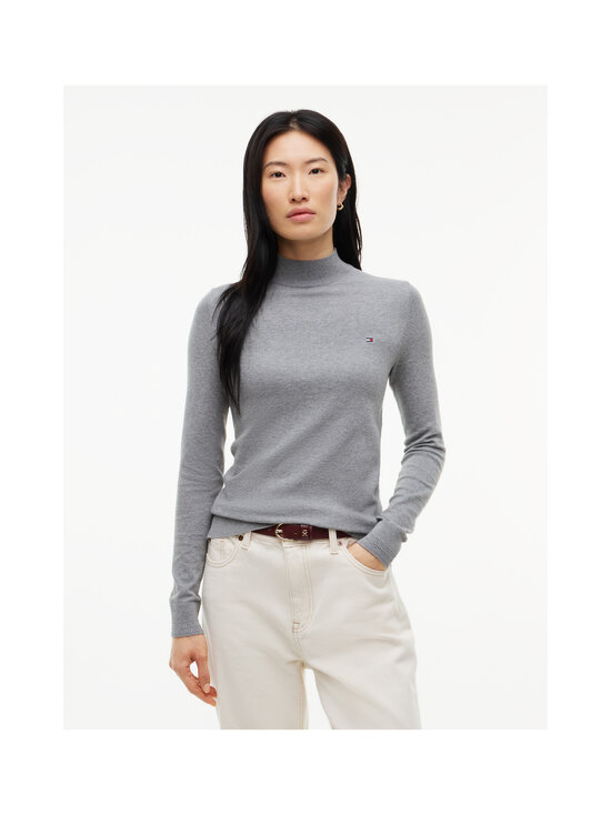 Tommy Hilfiger - Cotton Jersey Slim džemperis - P7D MEDIUM GREY HEATHER | Stockmann - photo 2