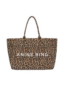 Anine Bing - Leo Canvas Tote soma - LEOPARD | Stockmann