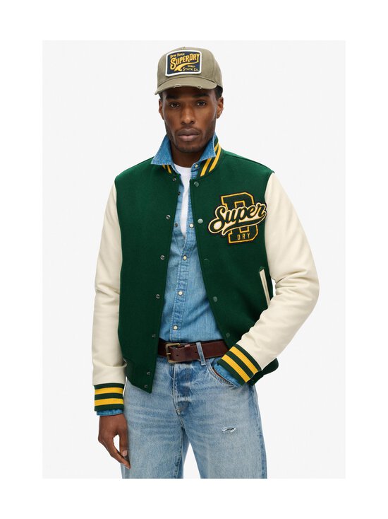Superdry - Varsity-bombertakki - GCI PINE GREEN - photo 2 Superdry - Varsity-bombertakki - GCI PINE GREEN | Stockmann - photo 2