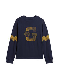 GAP - Graphic Print T-krekls ar garām piedurknēm - NAVY UNIFORM | Stockmann
