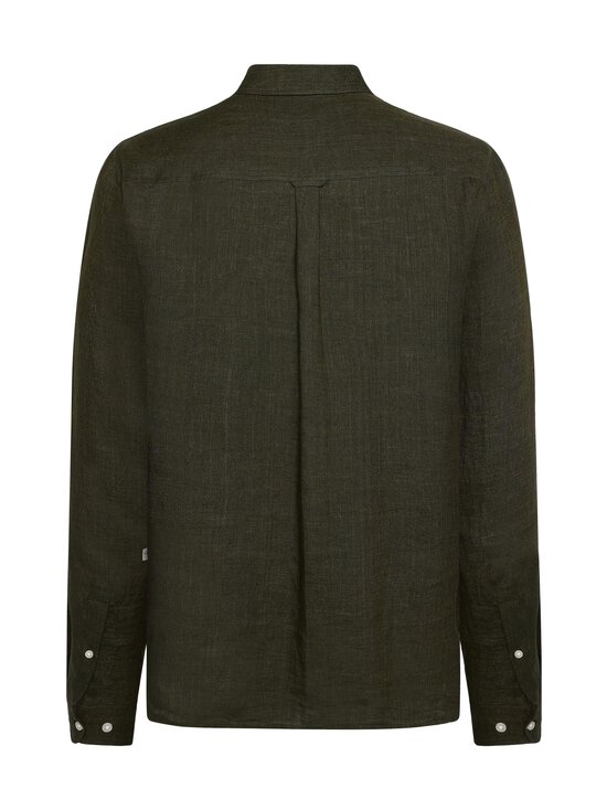 Knowledge Cotton Apparel - Regular Fit lina krekls ar apkakli - 1068 BURNED OLIVE - photo 2 Knowledge Cotton Apparel - Regular Fit lina krekls ar apkakli - 1068 BURNED OLIVE | Stockmann - photo 2