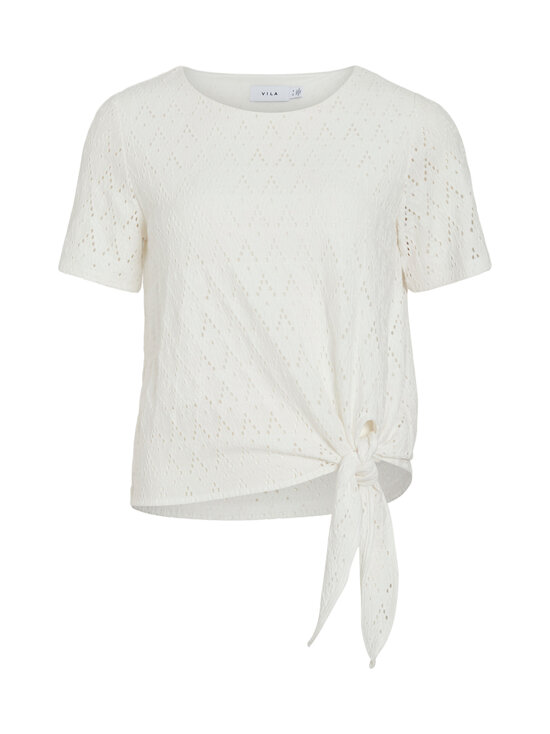 Vila - ViAmalina Open O-Neck -pusero - SNOW WHITE | Stockmann - photo 1
