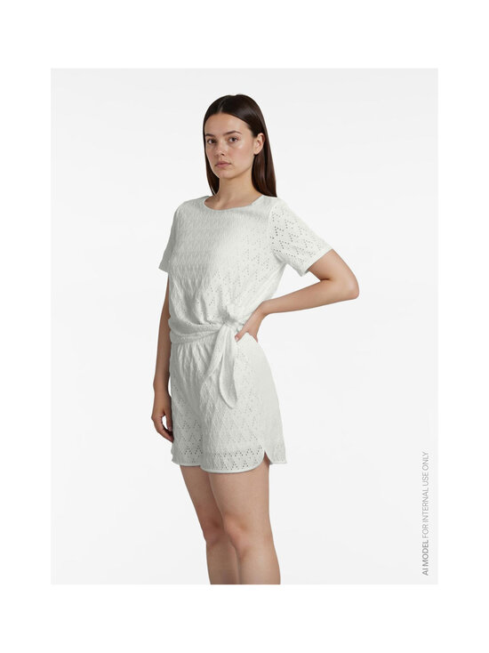 Vila - ViAmalina Open O-Neck -pusero - SNOW WHITE | Stockmann - photo 3