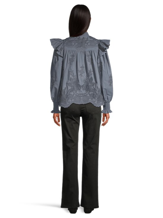 Allsaints - Pluus Nisa Embroidery - STEEL BLUE | Stockmann - photo 3