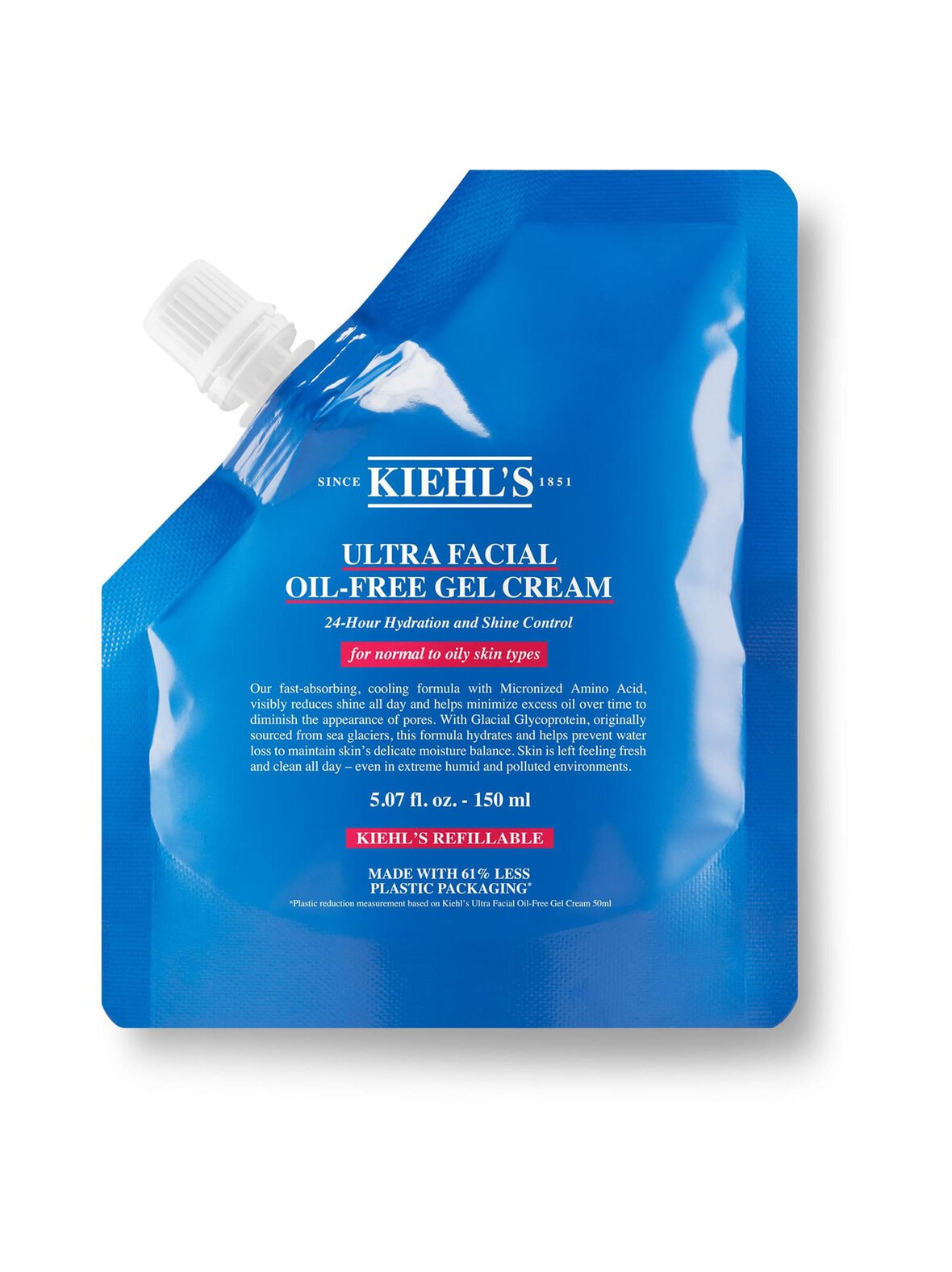 Ultra Facial Oil-Free Gel Cream -täyttöpakkaus