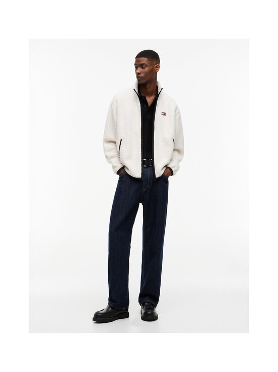 Tommy Jeans - Badge Zip Teddy flīsa jaka - AEF CREAM | Stockmann - photo 4