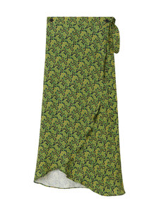 Rodebjer - Hizomi Viscose Print -hame - 8090 BRANCHES PAISLEY GREEN | Stockmann