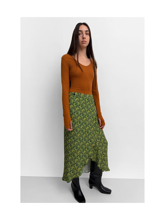 Rodebjer - Hizomi Viscose Print -hame - 8090 BRANCHES PAISLEY GREEN | Stockmann - photo 4