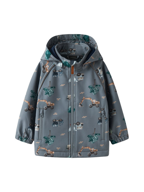 Name It - NmmAlfa Softshell jaka - FLINT STONE AOP:WORK TRUCK | Stockmann - photo 1