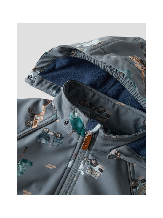 Name It - NmmAlfa Softshell jaka - FLINT STONE AOP:WORK TRUCK | Stockmann - photo 4