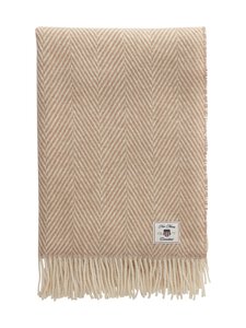 Gant Home - Herringbone-villahuopa 130 x 200 cm - 259 TAUPE BEIGE | Stockmann