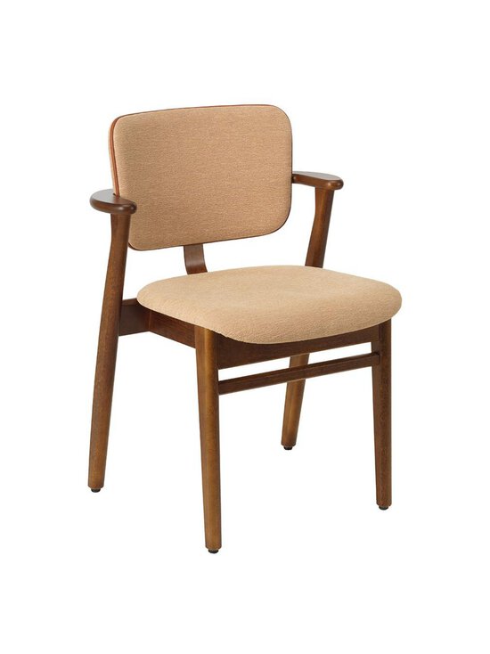 Artek - Domus-tuoli istuin- ja selkänojaverhoiltu Wow RE -kangas beige-pink / petsattu pähkinä - BEIGE | Stockmann - photo 1
