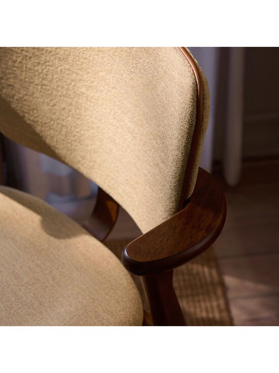 Artek - Domus-tuoli istuin- ja selkänojaverhoiltu Wow RE -kangas beige-pink / petsattu pähkinä - BEIGE | Stockmann - photo 6