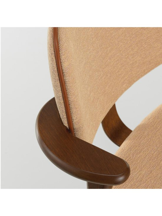 Artek - Domus-tuoli istuin- ja selkänojaverhoiltu Wow RE -kangas beige-pink / petsattu pähkinä - BEIGE | Stockmann - photo 3