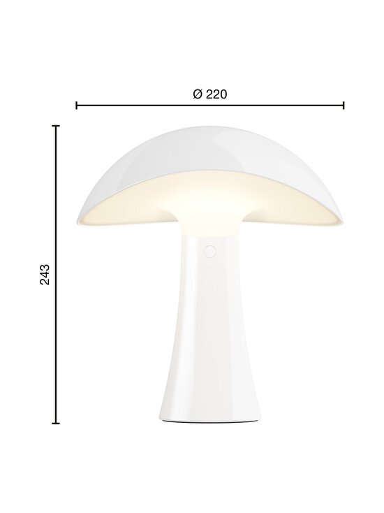 Louis Poulsen - Rumee Portable -johdoton pöytävalaisin - CLOUD WHITE | Stockmann - photo 3