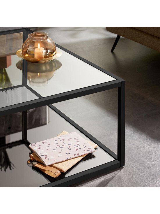 Kave Home - Blackhill-sohvapöytä musta/lasi 80 x 80 cm - BEIGE | Stockmann - photo 4