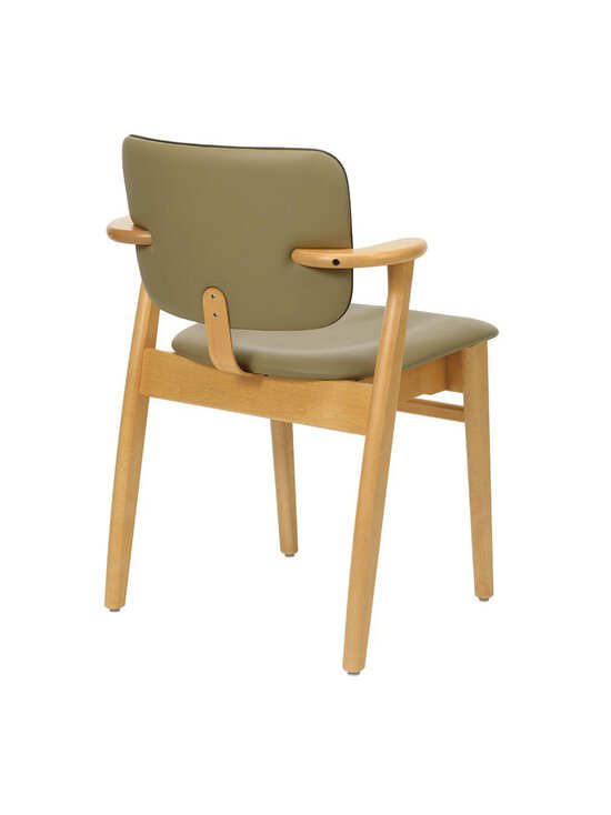 Artek - Domus-tuoli istuin- ja selkänojaverhoiltu Spectrum-nahka leaf / petsattu hunaja - GREEN | Stockmann - photo 2