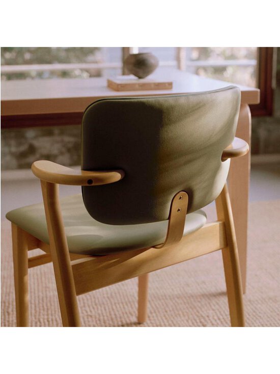 Artek - Domus-tuoli istuin- ja selkänojaverhoiltu Spectrum-nahka leaf / petsattu hunaja - GREEN | Stockmann - photo 5