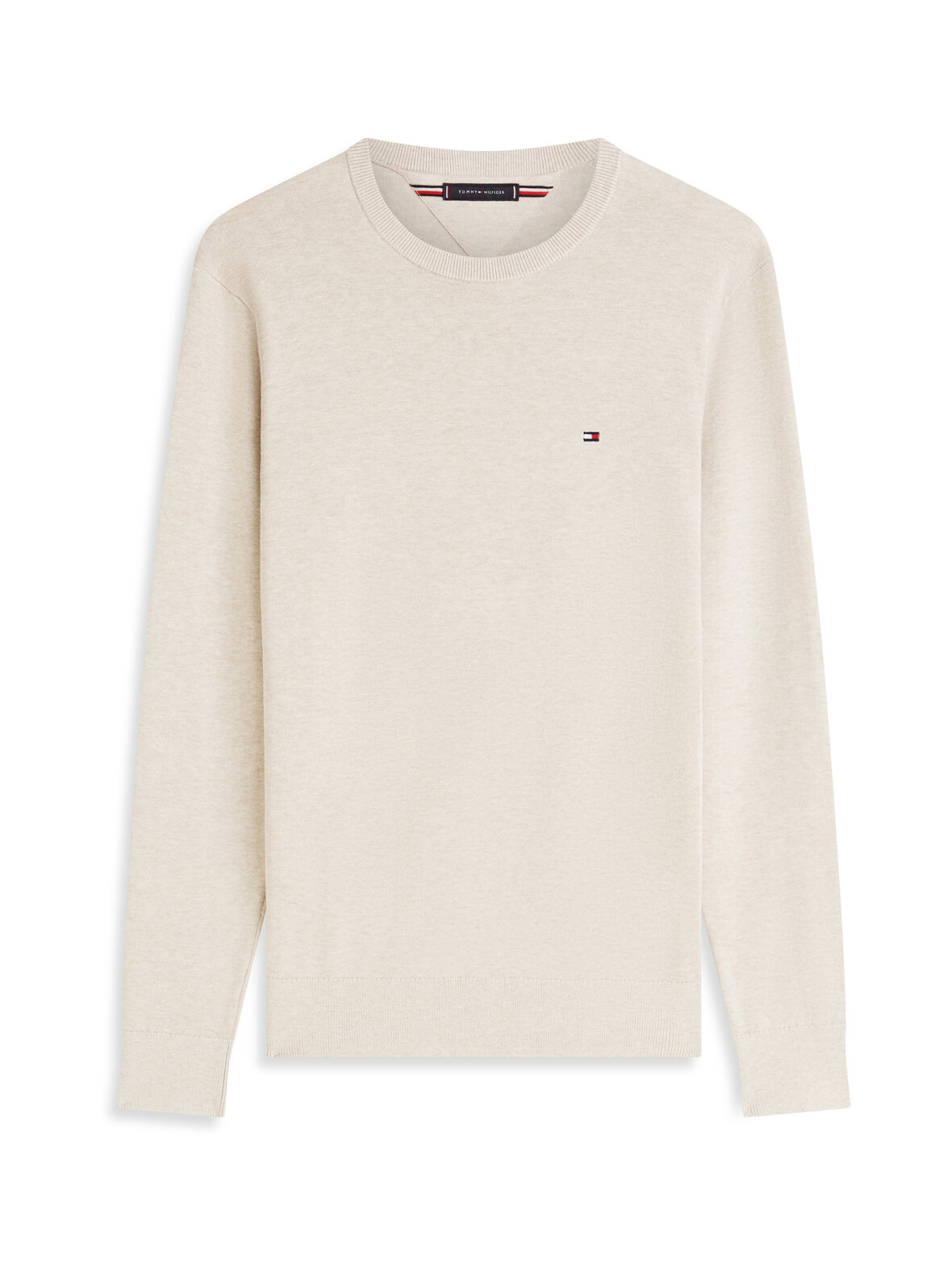 Essential cotton crew -neule