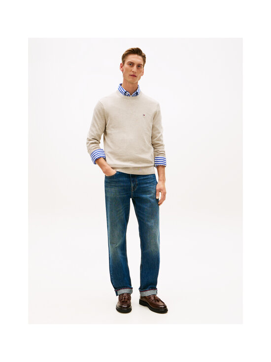 Tommy Hilfiger - Essential Cotton Crew -neule - RE5 SANDALWOOD HEATHER | Stockmann - photo 2