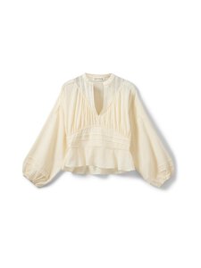 Sofie Schnoor - LousW Lace Detail -pusero - 0159 CREAM WHITE | Stockmann