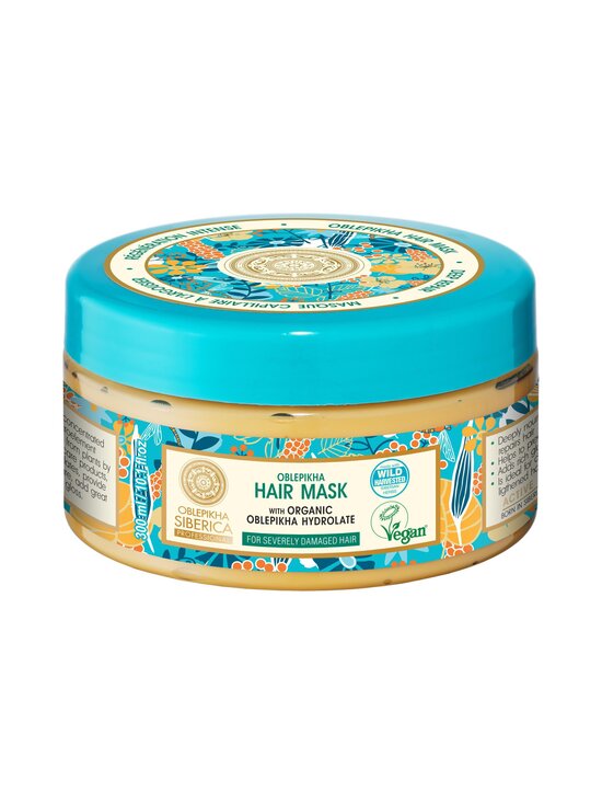 Hair Mask with Organic Oblepikha Hydrolate For Severely Damaged Hair -hiusnaamio 300 ml