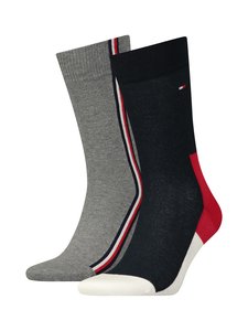 Tommy Hilfiger - Iconic Hidden -sukat 2-pack - TOMMY ORIGINAL (SININEN/HARMAA) | Stockmann