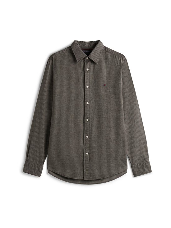 Flannel Herringbone-kauluspaita