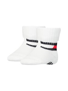 Tommy Hilfiger - TH Baby Flag zeķes 2p. - 001 WHITE | Stockmann