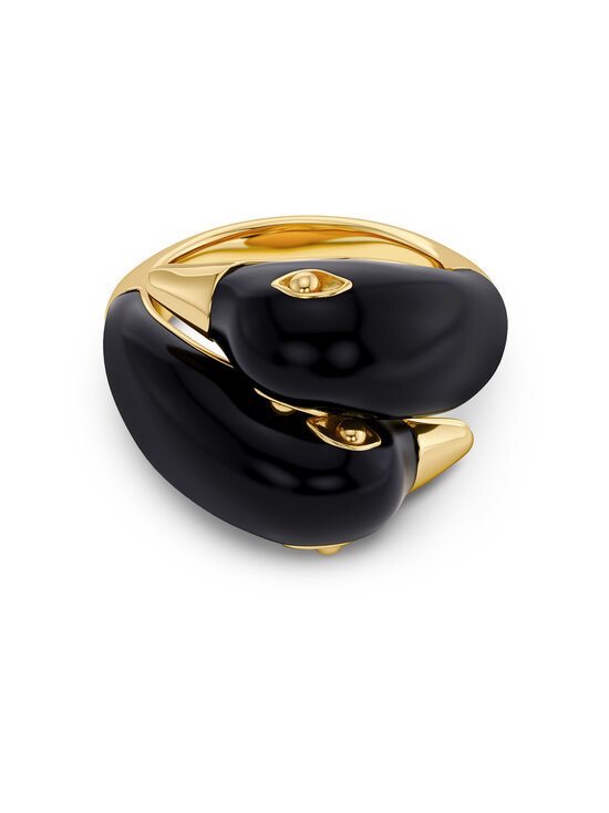 Edblad - Lovebirds-sormus - GOLD/BLACK | Stockmann - photo 2