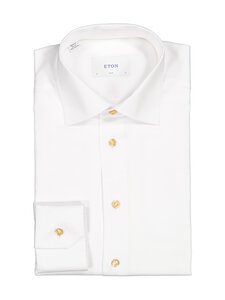Eton - Slim Fit Signature Twill krekls ar apkakli - 00 WHITE | Stockmann